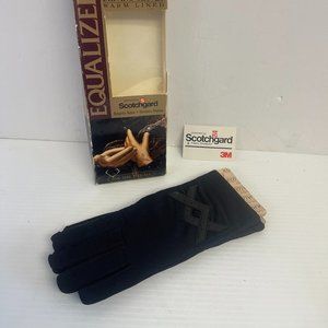 Ladies Equalizer Driving Gloves Berkshire Scotchgard Rain Repel Black - O1041